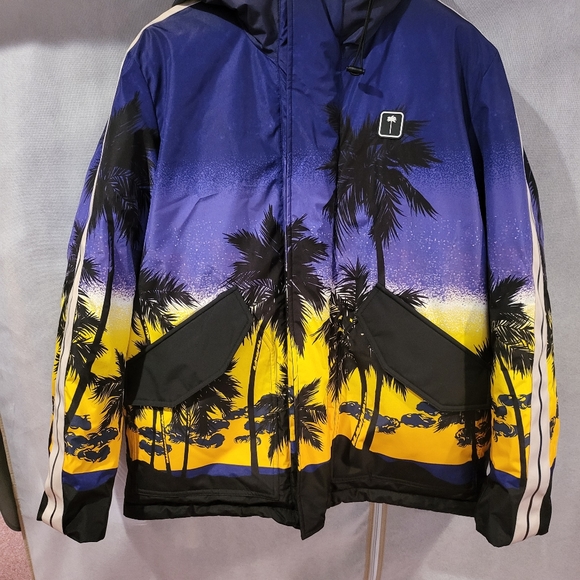 PALM ANGELS Palm Sunset Track Ski Jacket - Picture 4 of 8